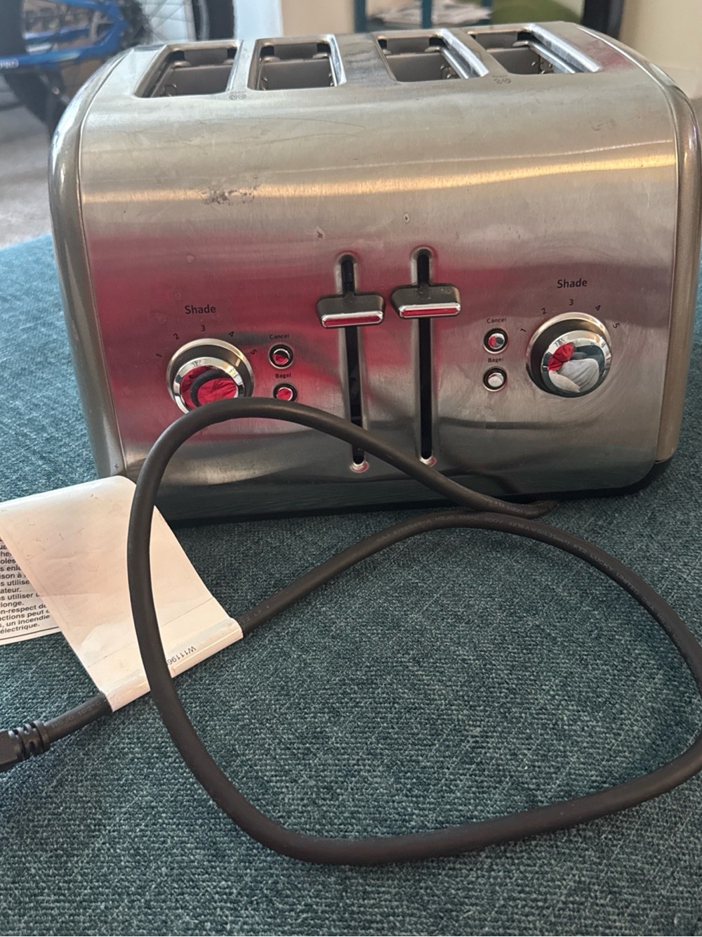 KitchenAid Metallic Bronze Toaster with Black Trim